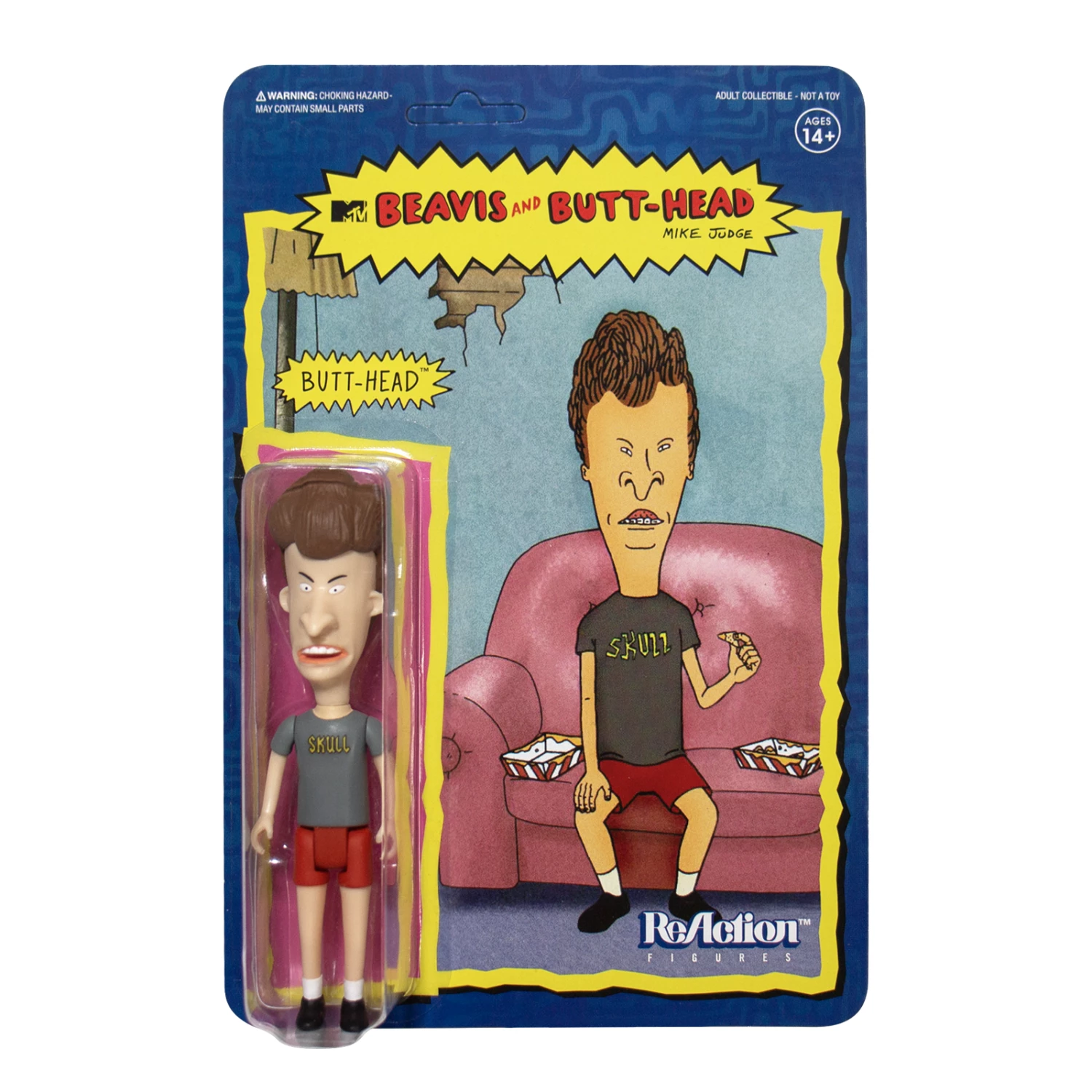 SUPER7 Beavis And Butt-Head ReAction Figure - Butt-Head 1 SUPER7 Beavis And Butt-Head ReAction Figure - Butt-Head