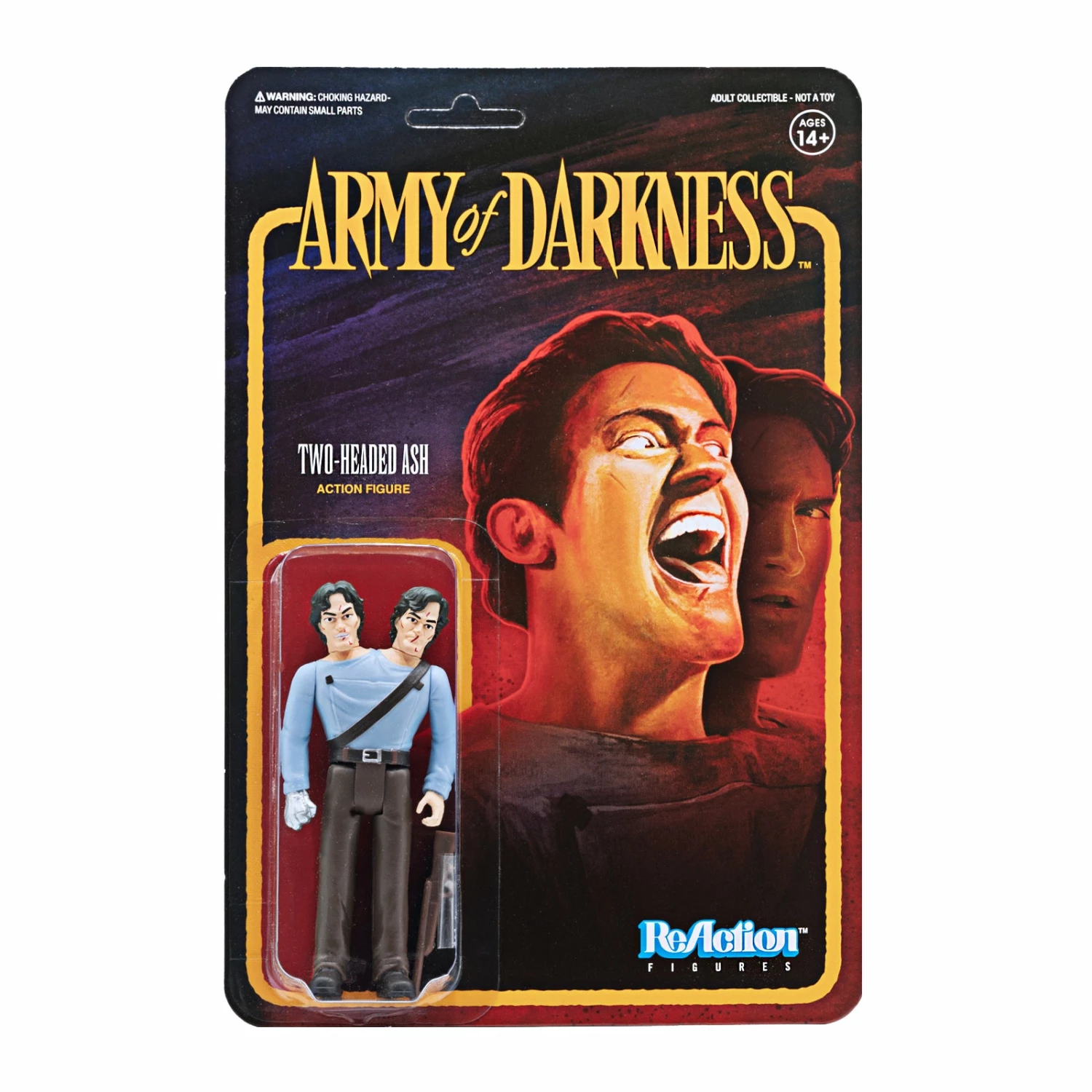 SUPER7 Army Of Darkness ReAction Figure - Two-Headed Ash 1 SUPER7 Army Of Darkness ReAction Figure - Two-Headed Ash