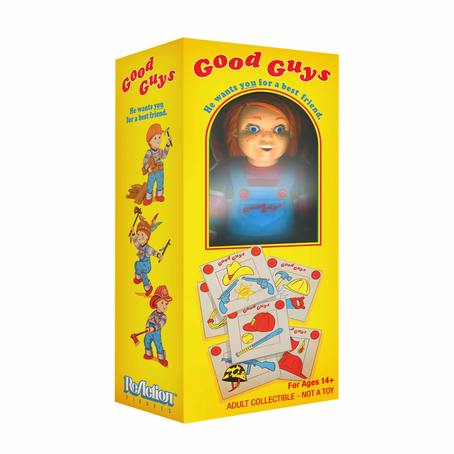SUPER7 Child's Play ReAction Figure - Good Guy Chucky In Box (NYCC 2020) 1 SUPER7 Child's Play ReAction Figure - Good Guy Chucky In Box (NYCC 2020)