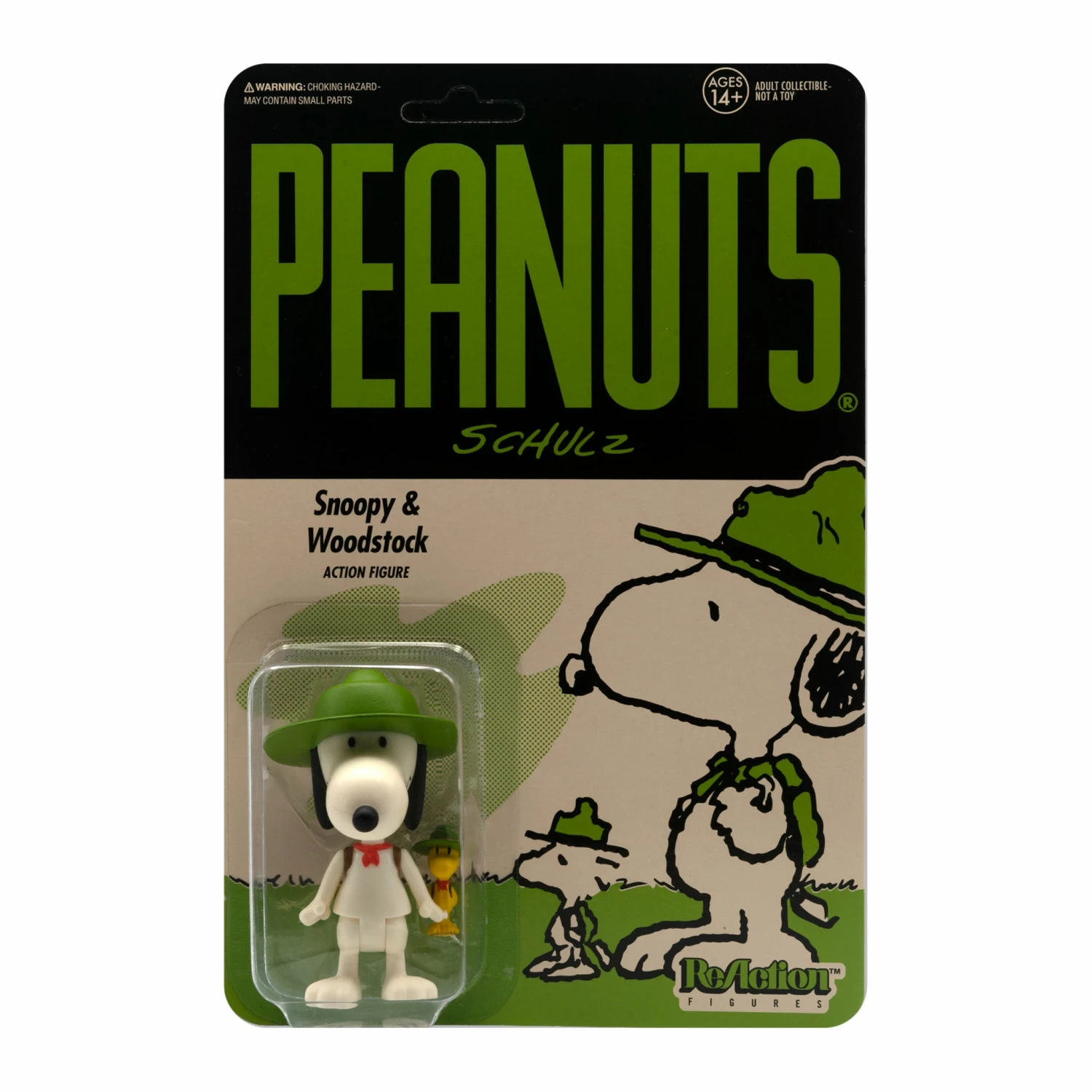 SUPER7 Peanuts ReAction Wave 3- Beagle Scout Snoopy 1 SUPER7 Peanuts ReAction Wave 3- Beagle Scout Snoopy