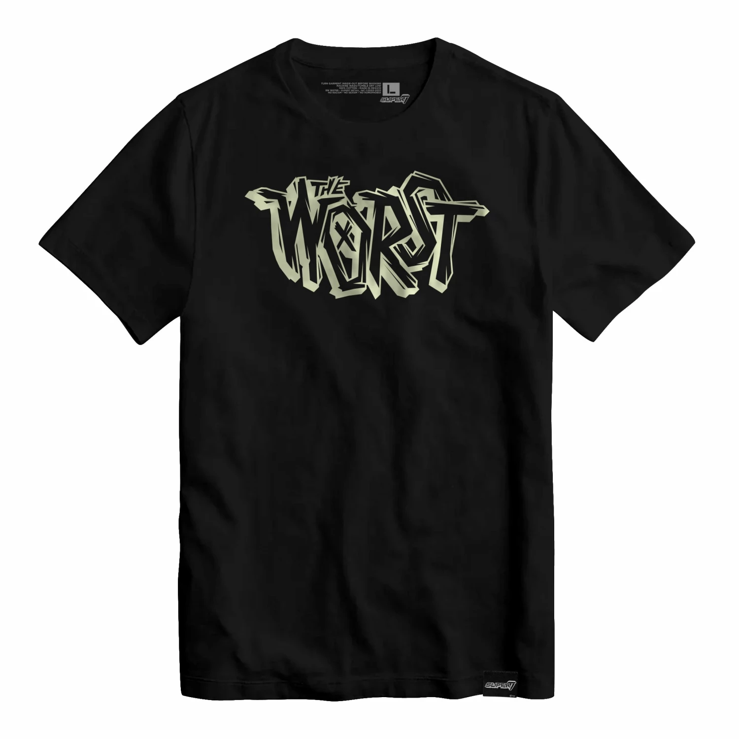 SUPER7 The Worst T-Shirt - Logo (Glow-in-the-Dark) 1 SUPER7 The Worst T-Shirt - Logo (Glow-in-the-Dark)