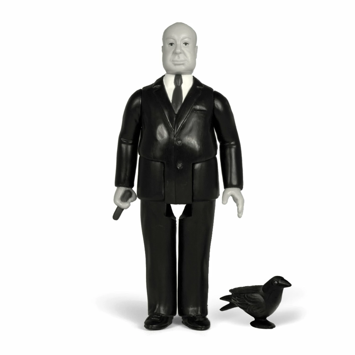 SUPER7 Alfred Hitchcock ReAction Figure - Grayscale 2 SUPER7 Alfred Hitchcock ReAction Figure - Grayscale - Image 2