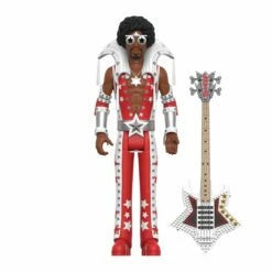 SUPER7 Bootsy Collins ReAction Figure - Bootsy Collins (Red And White) -Cheap SUPER7 Store RE BTSY W1 front 2048