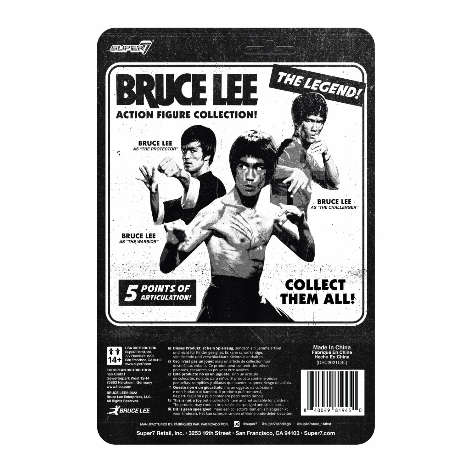 SUPER7 Bruce Lee ReAction Figure Wave 1 - Bruce Lee (The Protector) 3 SUPER7 Bruce Lee ReAction Figure Wave 1 - Bruce Lee (The Protector) - Image 3