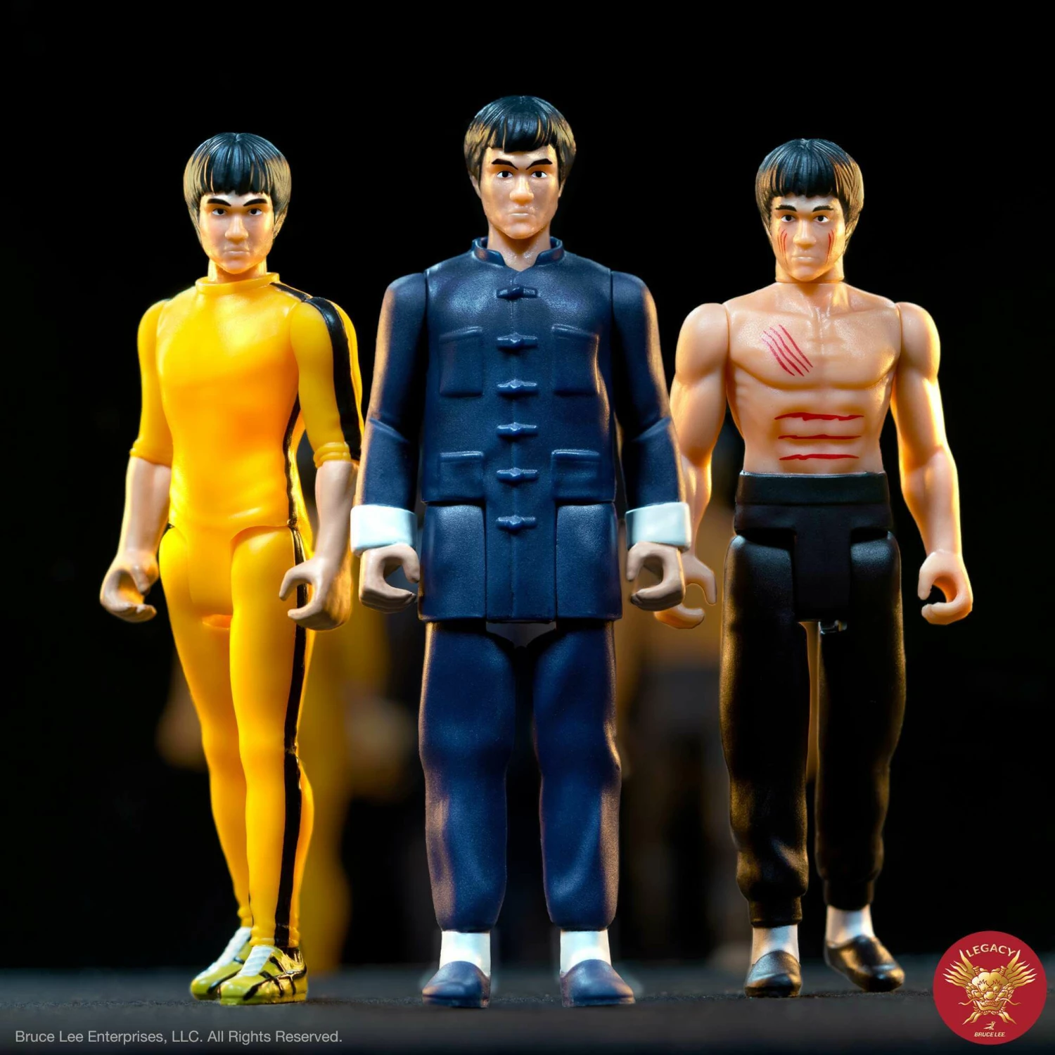 SUPER7 Bruce Lee ReAction Figures Wave 1 - Set Of 3 2 SUPER7 Bruce Lee ReAction Figures Wave 1 - Set Of 3 - Image 2