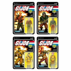 SUPER7 G.I. Joe ReAction Figures Wave 6 - Tiger Force (Set Of 4)