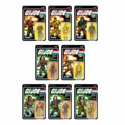 SUPER7 G.I. Joe ReAction Figures Wave 6 - Tiger Force & Python Patrol - Set Of 8