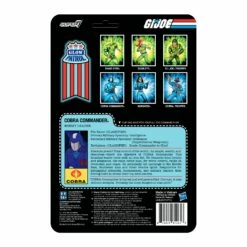 SUPER7 G.I. Joe ReAction Figures Wave 1b - Cobra Commander (Glow Patrol) -Cheap SUPER7 Store RE GIJoe W1b GlowPatrol CobraCommander backofcard 2048