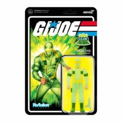 SUPER7 G.I. Joe ReAction Figures Wave 1b - Snake Eyes (Glow Patrol)