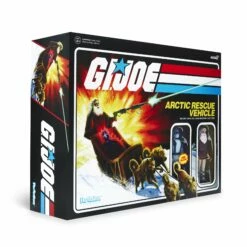 SUPER7 G.I. Joe ReAction Figures - Arctic Rescue Vehicle (Snake Eyes & Blind Woodsman)