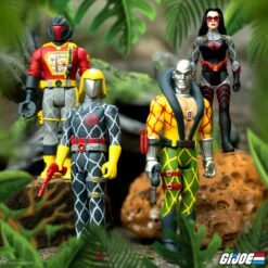 SUPER7 G.I. Joe ReAction Figures Wave 6 - Tiger Force & Python Patrol - Set Of 8 -Cheap SUPER7 Store RE GIJoe W6 CobraGroup Hero comp