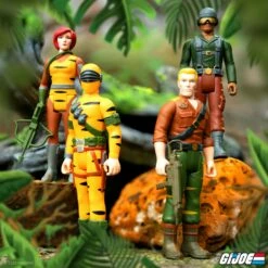 SUPER7 G.I. Joe ReAction Figures Wave 6 - Tiger Force & Python Patrol - Set Of 8 -Cheap SUPER7 Store RE GIJoe W6 JoeGroup Hero comp