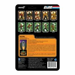 SUPER7 G.I. Joe ReAction Figures Wave 6 - Python Patrol Destro -Cheap SUPER7 Store RE GIJoe W6 Python Patrol Destro Back of card 2048
