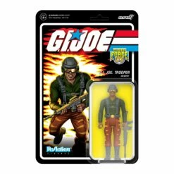 SUPER7 G.I. Joe ReAction Figures Wave 6 - Tiger Force Greenshirt Goggles Down (Brown)