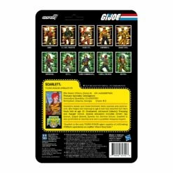 SUPER7 G.I. Joe ReAction Figures Wave 6 - Tiger Force Scarlett -Cheap SUPER7 Store RE GIJoe W6 Tigerforce Scarlett Back of Card 2048