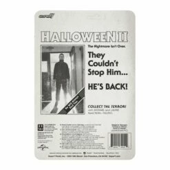 SUPER7 Halloween II ReAction Figure - Michael Myers -Cheap SUPER7 Store RE Halloween2 W1 Laurie BackCard