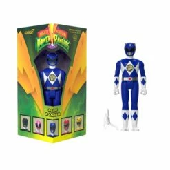 SUPER7 Mighty Morphin Power Rangers ReAction SDCC 2023 - Blue Ranger [Triangle Box] [SDCC 2023]