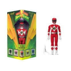 SUPER7 Mighty Morphin Power Rangers ReAction SDCC 2023 - Red Ranger [Triangle Box] [SDCC 2023]