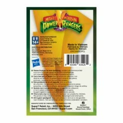 SUPER7 Mighty Morphin Power Rangers ReAction SDCC 2023 - Yellow Ranger [Triangle Box] [SDCC 2023] -Cheap SUPER7 Store RE MMPR Yellow Ranger BackofBox comp