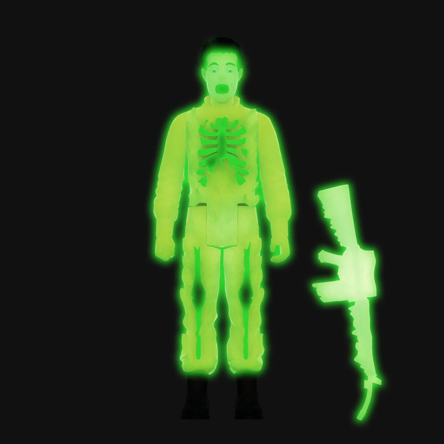 SUPER7 Mars Attacks ReAction Wave 2 - Burning Flesh (Glow) 2 SUPER7 Mars Attacks ReAction Wave 2 - Burning Flesh (Glow) - Image 2