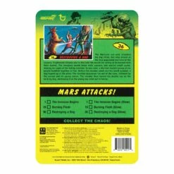 SUPER7 Mars Attacks ReAction Wave 2 - Destroying A Dog (Glow) -Cheap SUPER7 Store RE MarsAttacks W2 Glow DestroyingaDog backofcard 2048