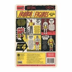 SUPER7 Pre-Code Horror ReAction Wave 1 - Black Cat Mystery - Radium Man -Cheap SUPER7 Store RE PRCD W1 Black Cat Radium Man back of card 2048 comp