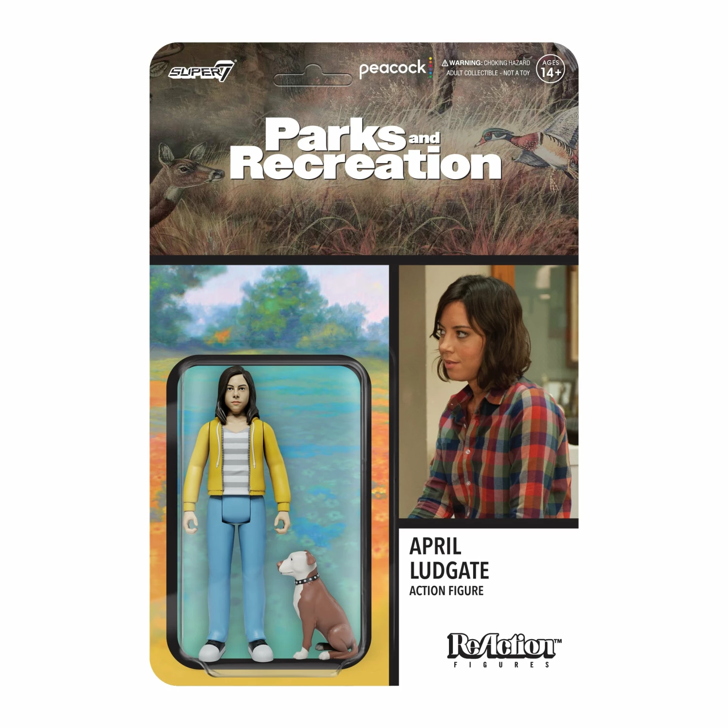 SUPER7 Parks And Recreation ReAction Wave 1 - April Ludgate 1 SUPER7 Parks And Recreation ReAction Wave 1 - April Ludgate