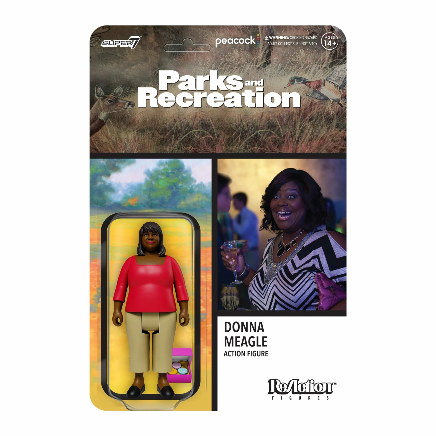 SUPER7 Parks And Recreation ReAction Wave 1 - Donna Meagle 1 SUPER7 Parks And Recreation ReAction Wave 1 - Donna Meagle