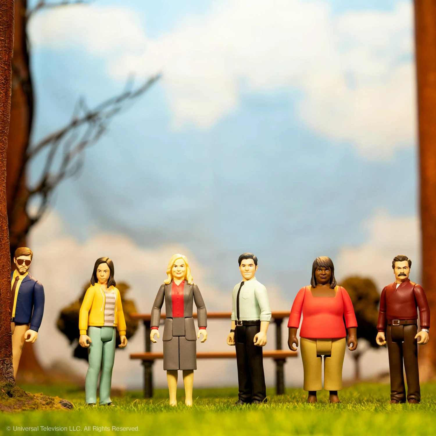 SUPER7 Parks And Recreation ReAction Figures - Wave 1 Set Of 6 2 SUPER7 Parks And Recreation ReAction Figures - Wave 1 Set Of 6 - Image 2