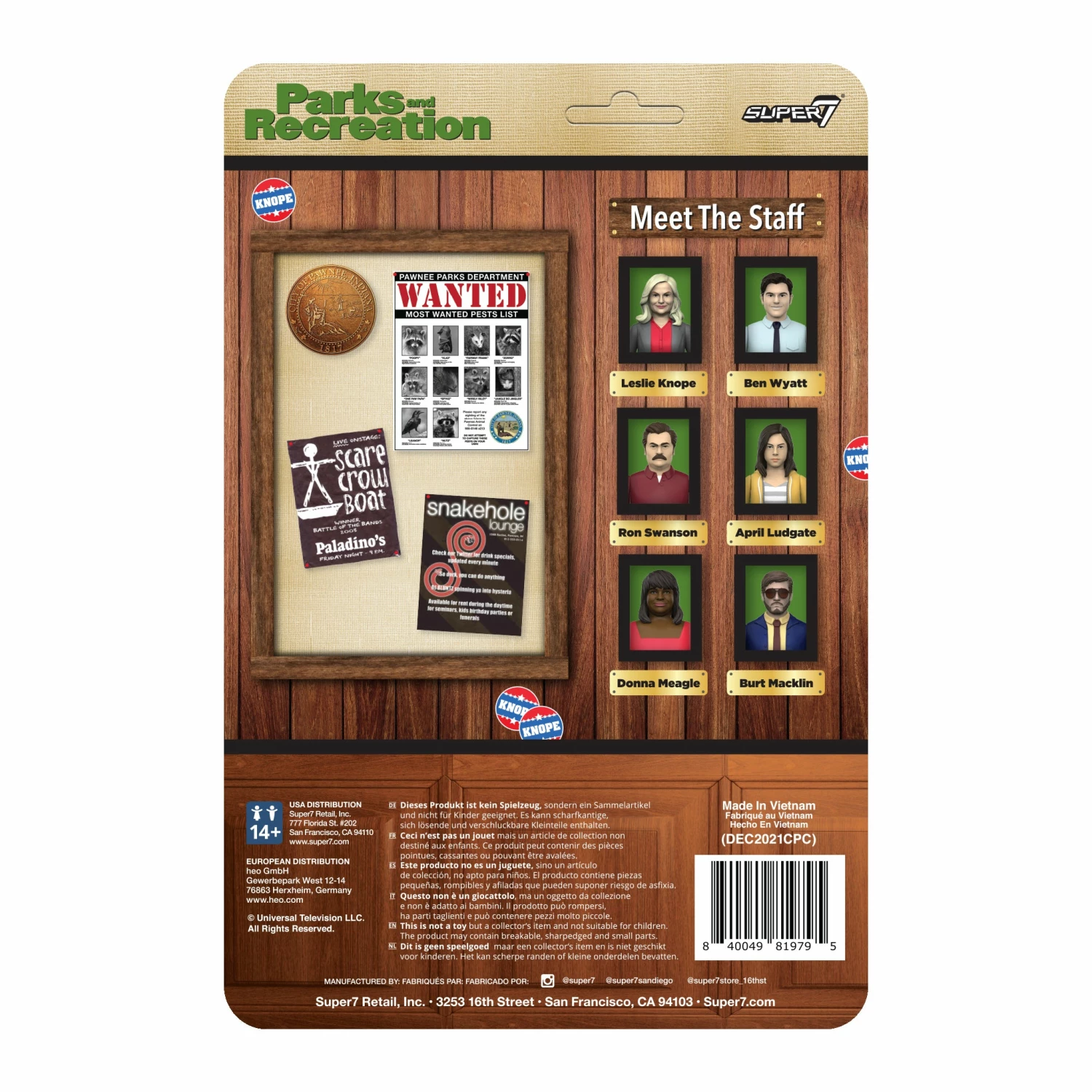 SUPER7 Parks And Recreation ReAction Wave 1 - Leslie Knope 3 SUPER7 Parks And Recreation ReAction Wave 1 - Leslie Knope - Image 3