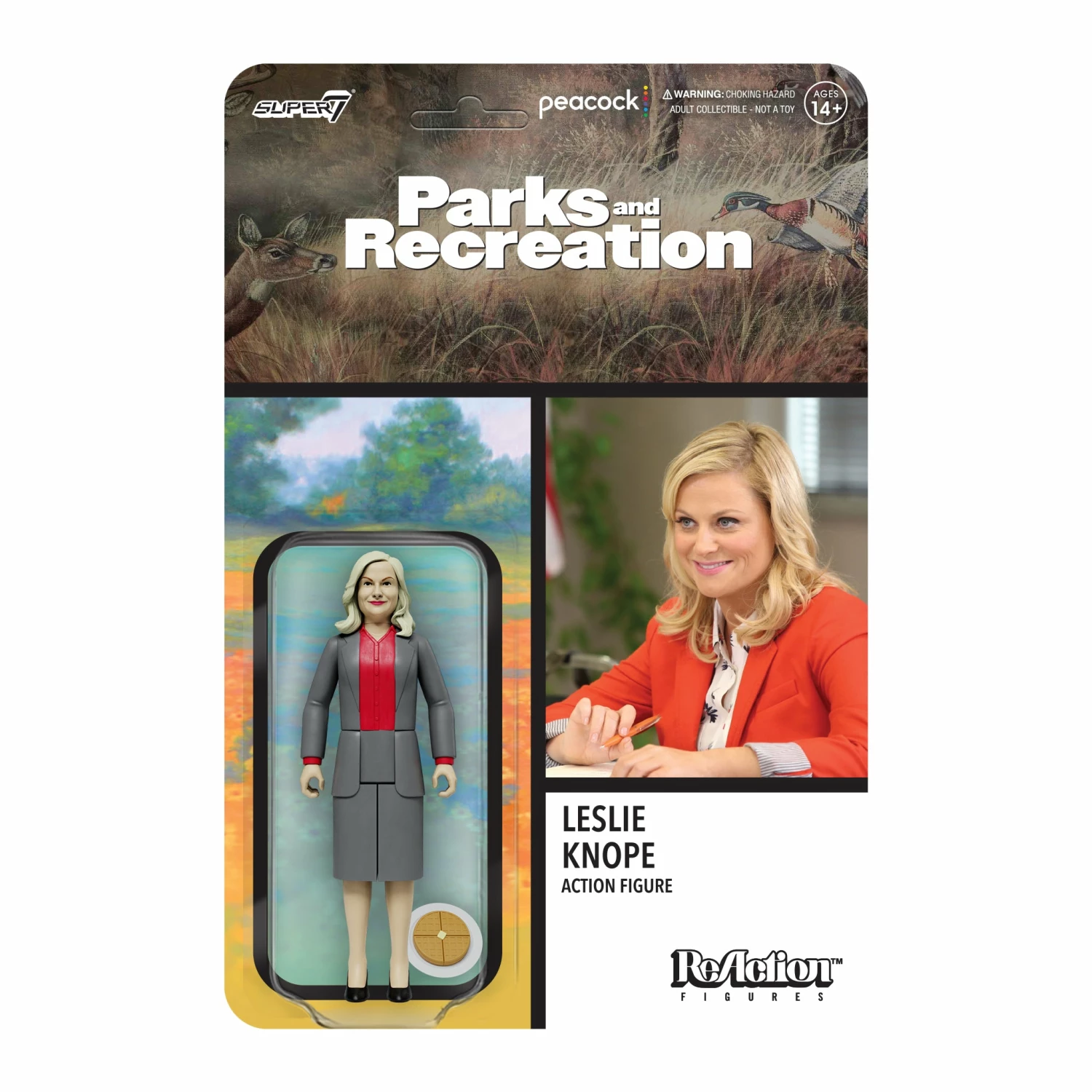 SUPER7 Parks And Recreation ReAction Wave 1 - Leslie Knope 1 SUPER7 Parks And Recreation ReAction Wave 1 - Leslie Knope