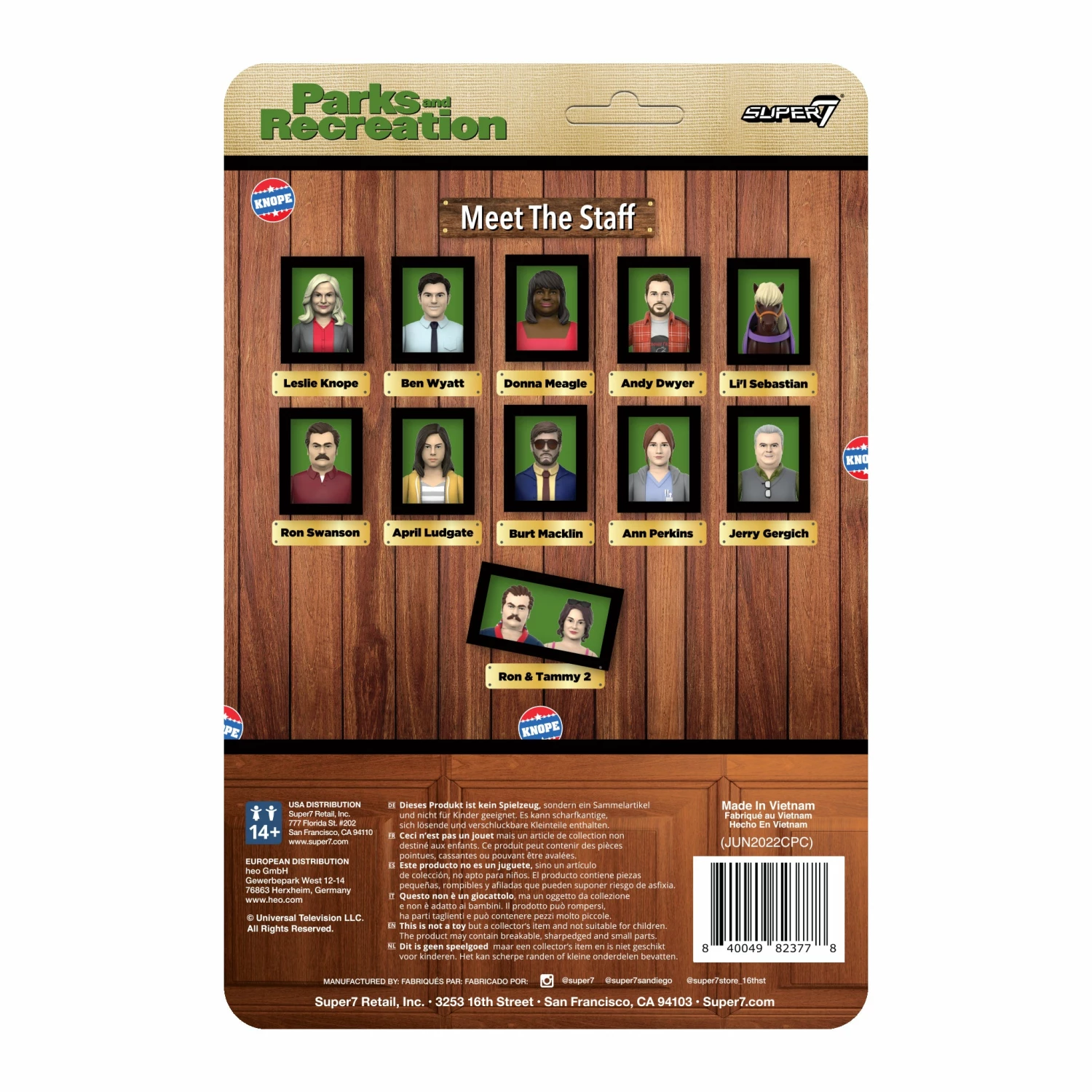 SUPER7 Parks And Recreation ReAction Figures Wave 2 - Jerry Gergich 3 SUPER7 Parks And Recreation ReAction Figures Wave 2 - Jerry Gergich - Image 3