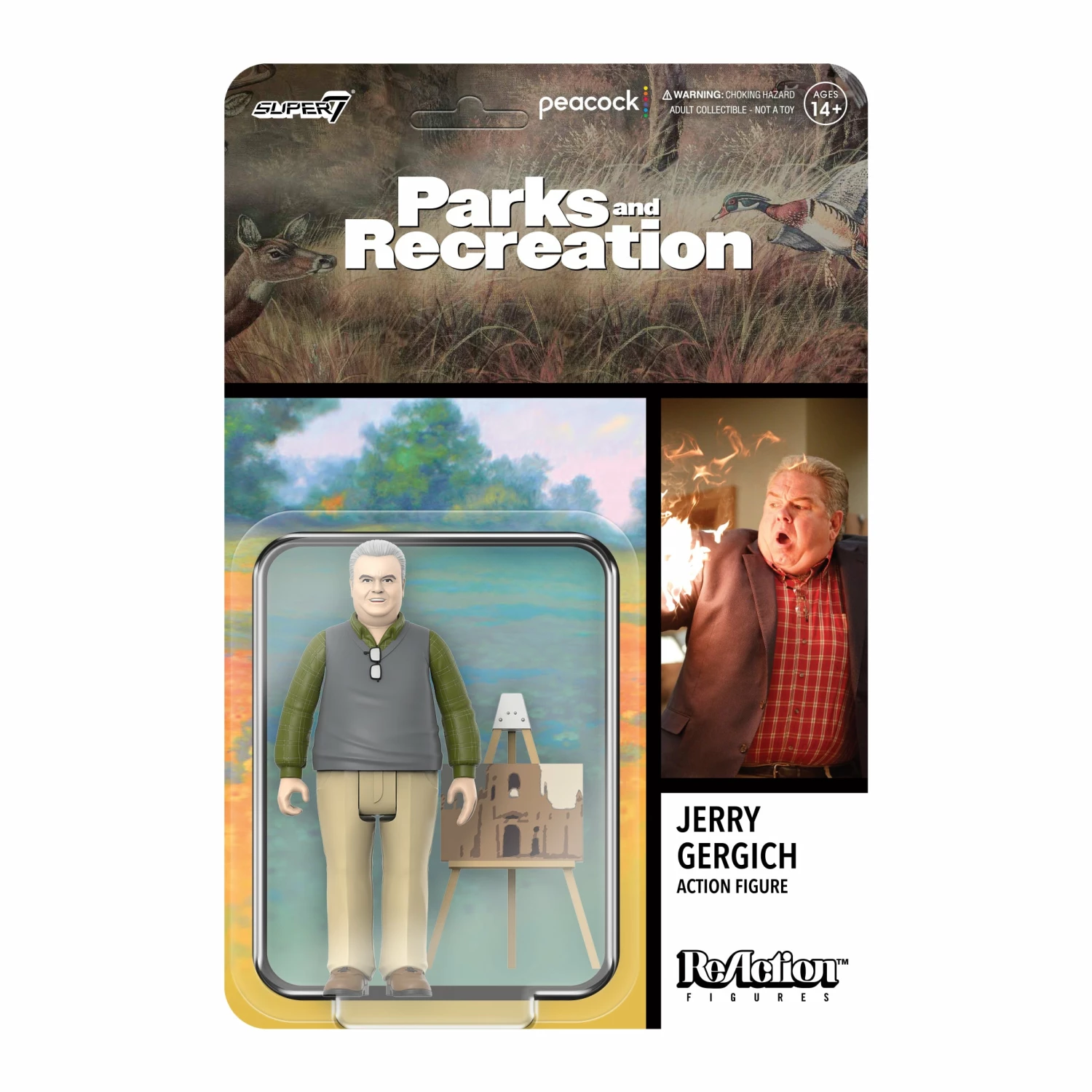 SUPER7 Parks And Recreation ReAction Figures Wave 2 - Jerry Gergich 1 SUPER7 Parks And Recreation ReAction Figures Wave 2 - Jerry Gergich