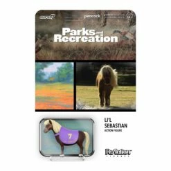 SUPER7 Parks And Recreation ReAction Figures Wave 2 - Li'l Sebastian