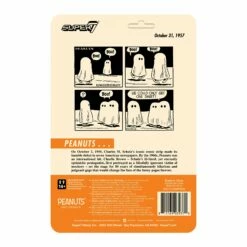 SUPER7 Peanuts ReAction Figure Wave 4 - Linus & Lucy Ghost -Cheap SUPER7 Store RE Peanuts W4 Halloween LinusandLucyGhost backofcard 2048
