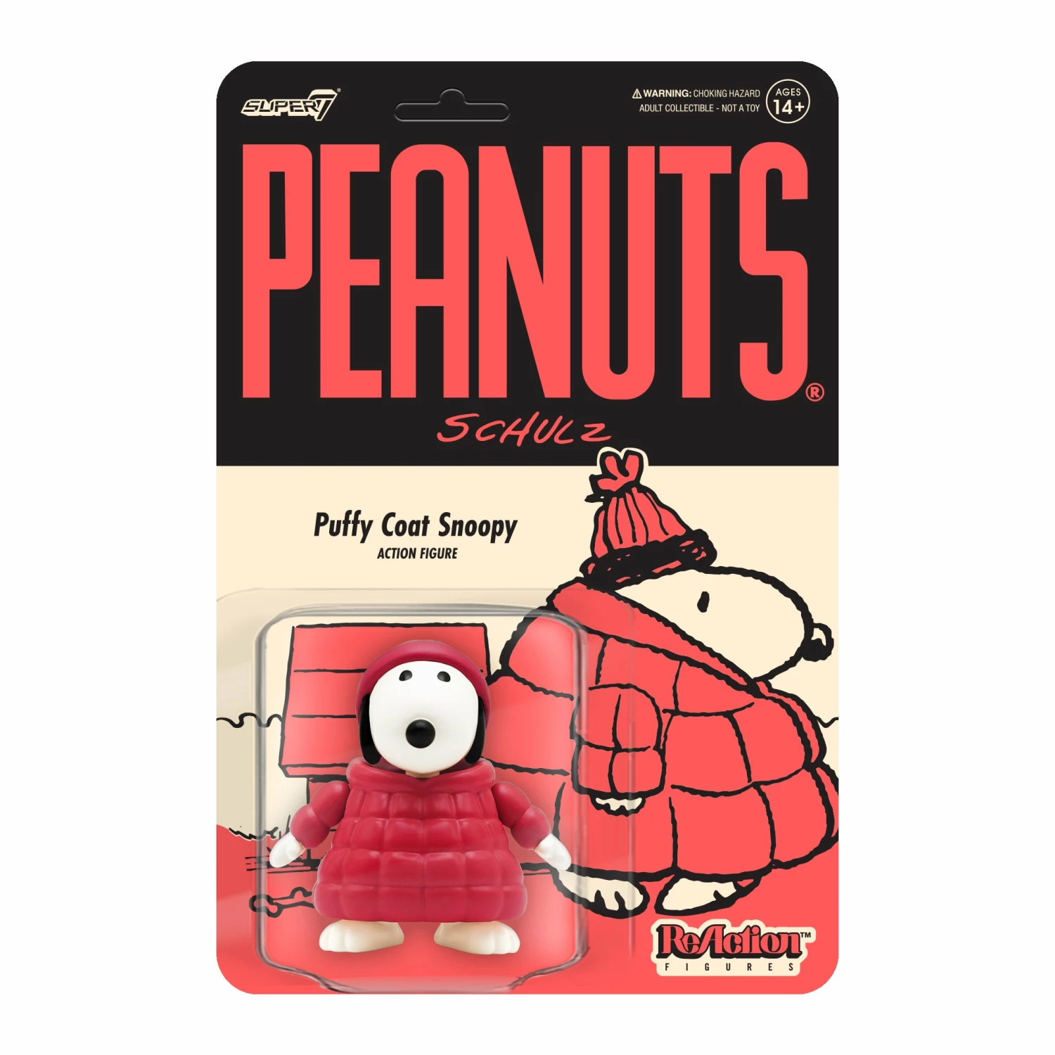SUPER7 Peanuts ReAction Figure Wave 5 - Puffy Coat Snoopy 1 SUPER7 Peanuts ReAction Figure Wave 5 - Puffy Coat Snoopy