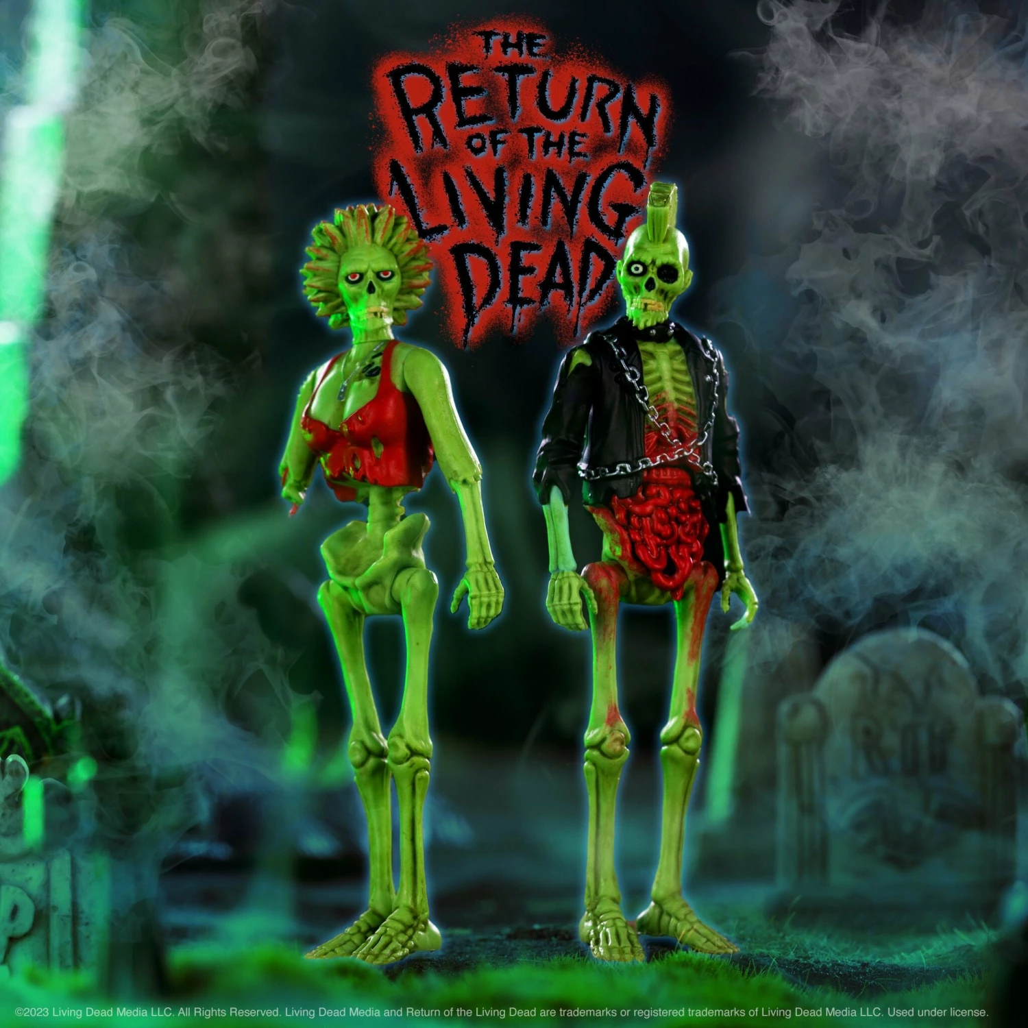 SUPER7 Return Of The Living Dead ReAction Wave 1 - Zombie Trash & Zombie Suicide 2 SUPER7 Return Of The Living Dead ReAction Wave 1 - Zombie Trash & Zombie Suicide - Image 2