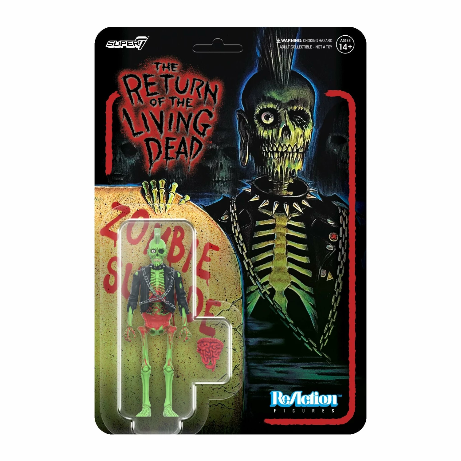 SUPER7 Return Of The Living Dead ReAction Wave 1 - Zombie Suicide 1 SUPER7 Return Of The Living Dead ReAction Wave 1 - Zombie Suicide