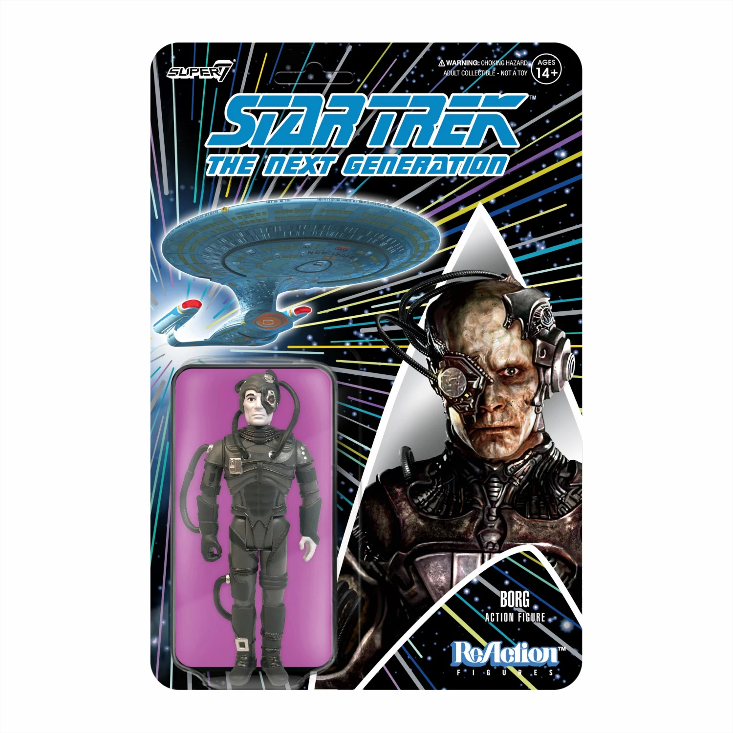 SUPER7 Star Trek: The Next Generation ReAction Figure Wave 1 - Borg 1 SUPER7 Star Trek: The Next Generation ReAction Figure Wave 1 - Borg