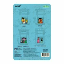 SUPER7 Sesame Street ReAction Wave 1 - Yip Yip Martians -Cheap SUPER7 Store RE SesameStreet W1 YipYips CardBack