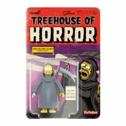 SUPER7 The Simpsons ReAction W3 - Treehouse Of Horror - Grim Reaper Homer