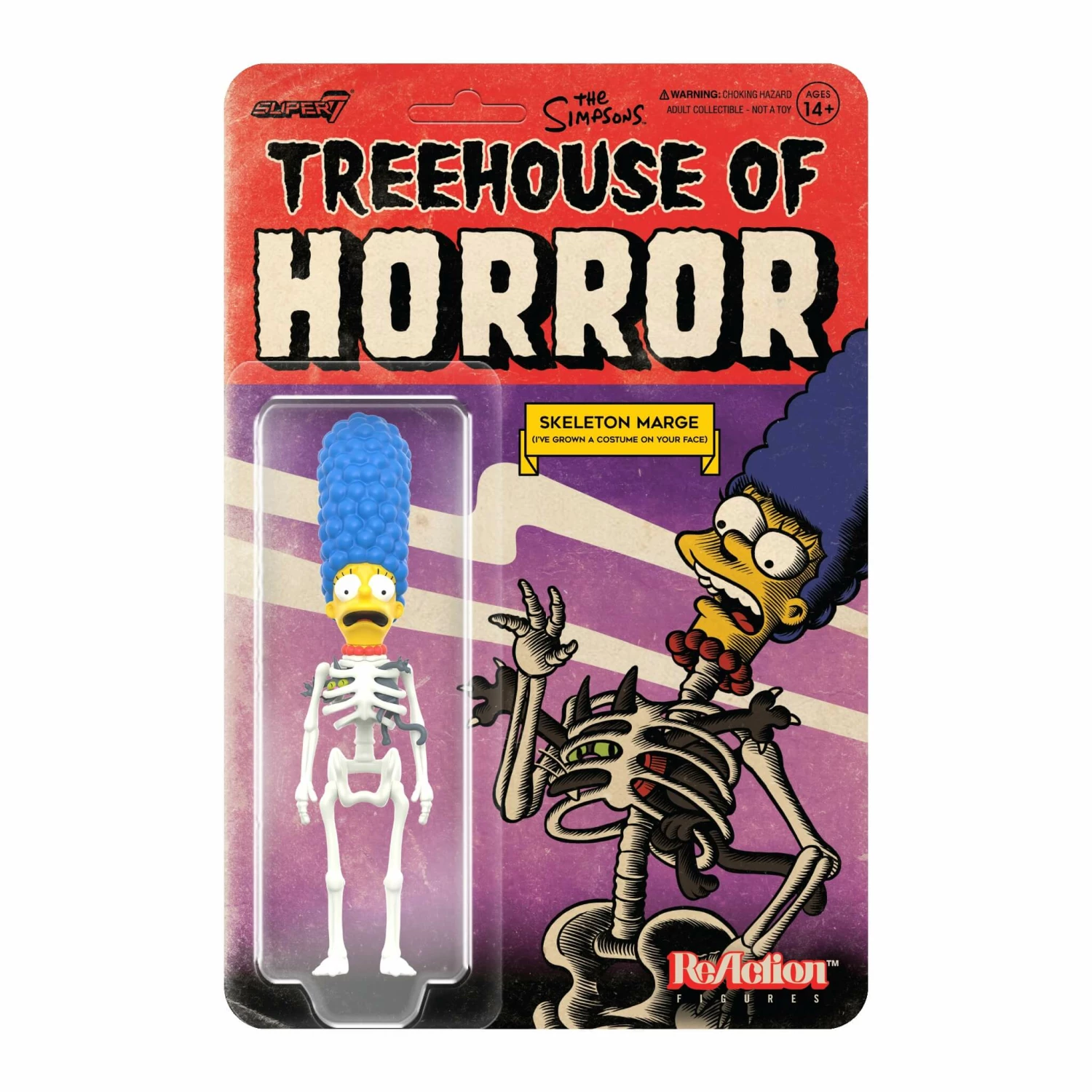 SUPER7 The Simpsons ReAction W3 - Treehouse Of Horror - Skeleton Marge 1 SUPER7 The Simpsons ReAction W3 - Treehouse Of Horror - Skeleton Marge