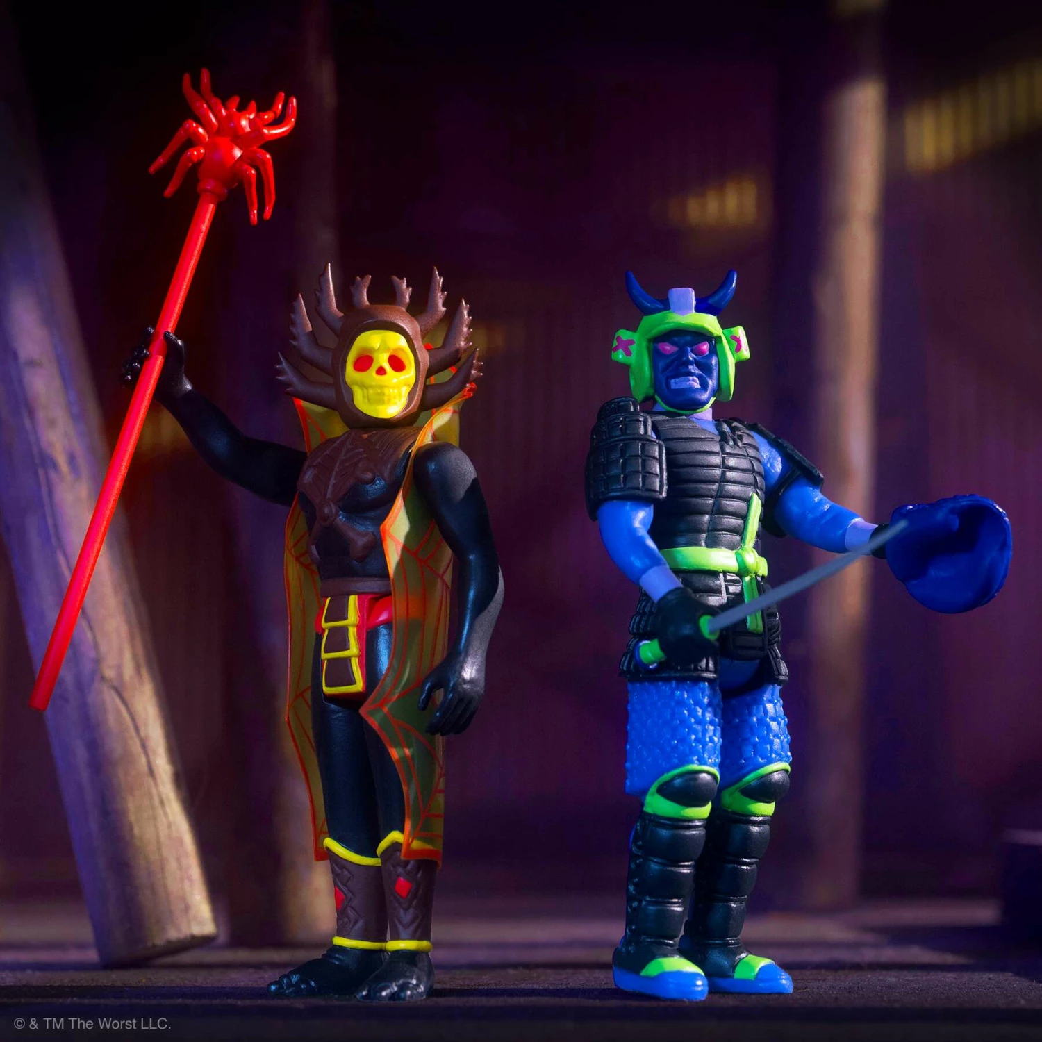 SUPER7 The Worst ReAction Figures - King Hell (Revenant) & Killer Bat (Specter) 2 SUPER7 The Worst ReAction Figures - King Hell (Revenant) & Killer Bat (Specter) - Image 2