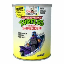 SUPER7 Teenage Mutant Ninja Turtles ReAction - Shredder [In Pasta Can] [SDCC 2023] -Cheap SUPER7 Store RE TMNT ShredderinaCan Can comp