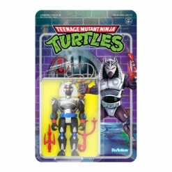 SUPER7 Teenage Mutant Ninja Turtles ReAction Set - Wave 6 (Set Of 4) -Cheap SUPER7 Store RE TMNT W6 ChromeDome Card 2048 63e20fdb 2490 4b8c 94be 1b279974e1f3