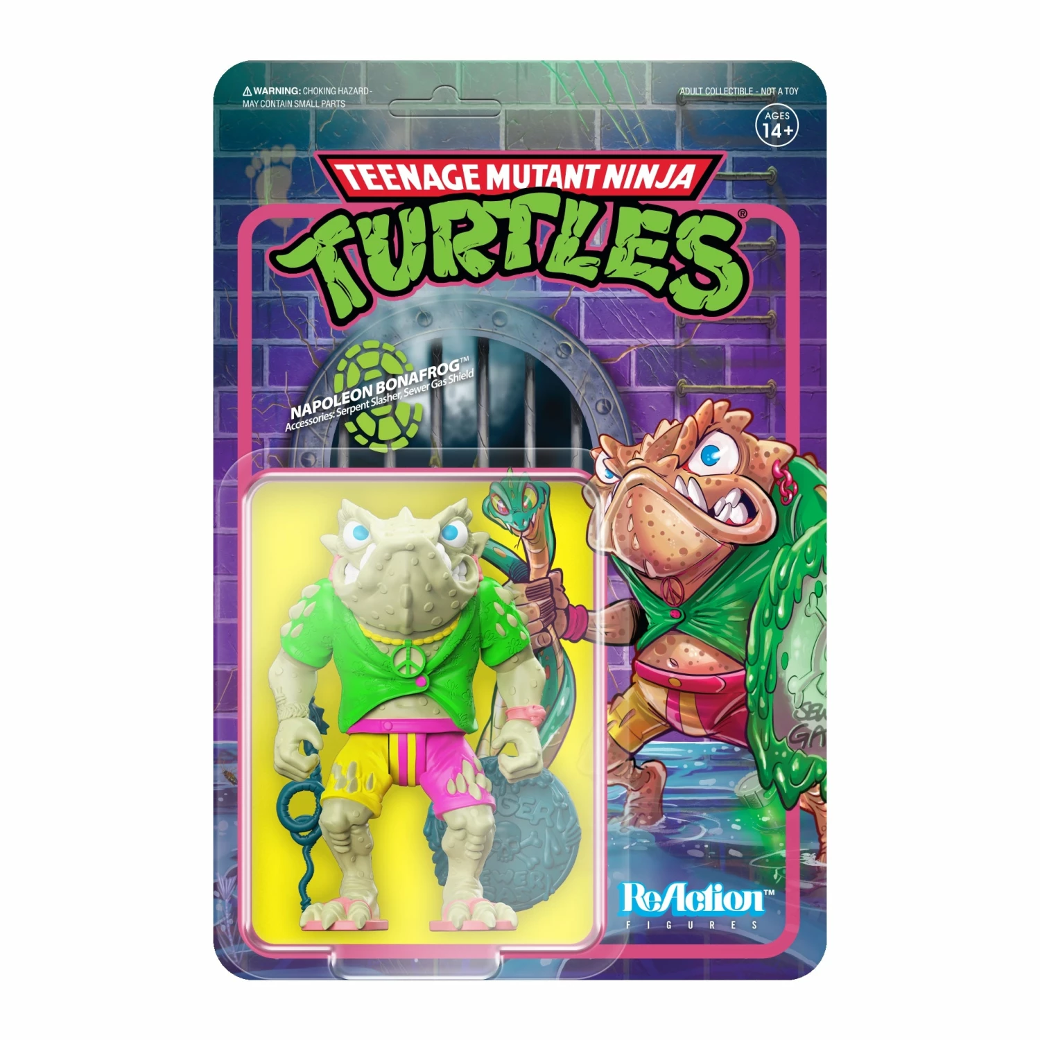 SUPER7 Teenage Mutant Ninja Turtles ReAction Wave 6 - Napoleon Bonafrog 1 SUPER7 Teenage Mutant Ninja Turtles ReAction Wave 6 - Napoleon Bonafrog