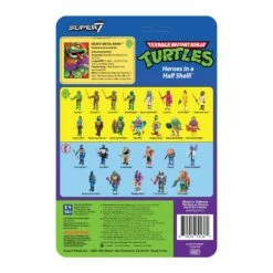 SUPER7 Teenage Mutant Ninja Turtles ReAction Wave 6 - Heavy Metal Raph -Cheap SUPER7 Store RE TMNT W6 RockerRaphael Backofcard 2048