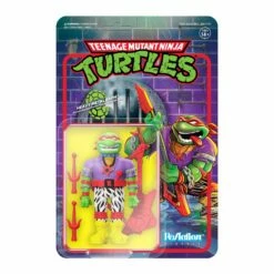 SUPER7 Teenage Mutant Ninja Turtles ReAction Set - Wave 6 (Set Of 4) -Cheap SUPER7 Store RE TMNT W6 RockerRaphael Card 2048 56d4d20b f9f9 4594 9631 261c80e16468