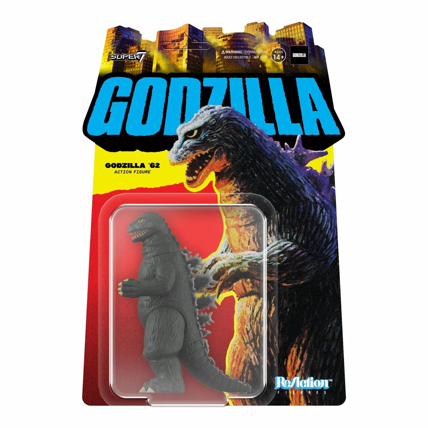SUPER7 Toho ReAction Figure Wave 2 - Godzilla '62 (Three Toes) 1 SUPER7 Toho ReAction Figure Wave 2 - Godzilla '62 (Three Toes)