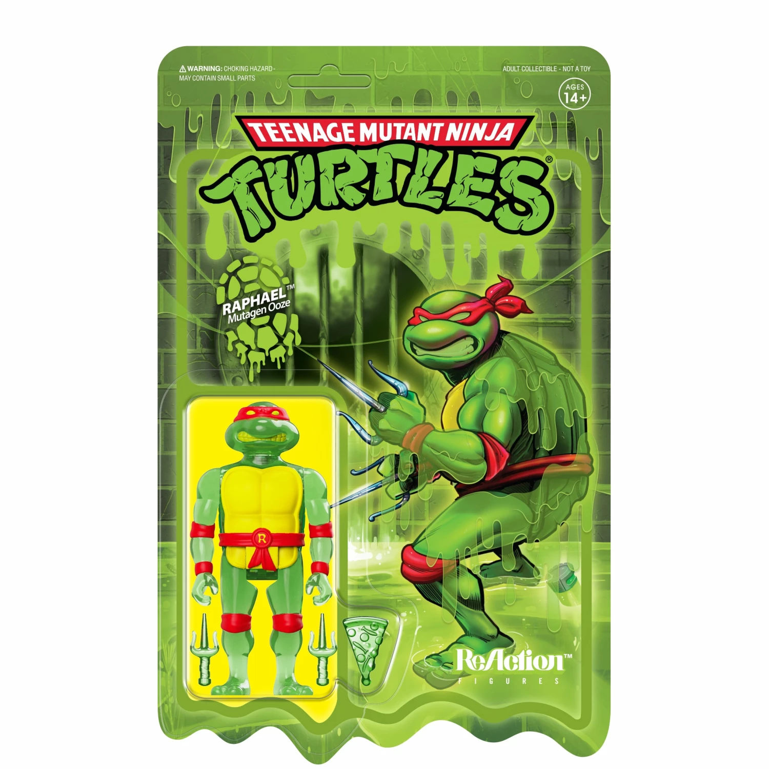 SUPER7 Teenage Mutant Ninja Turtles ReAction - Raphael (Mutagen Ooze) 1 SUPER7 Teenage Mutant Ninja Turtles ReAction - Raphael (Mutagen Ooze)